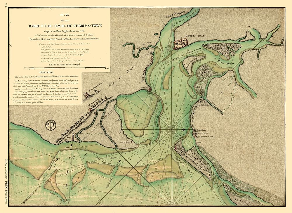 Charleston South Carolina - Sartine 1778