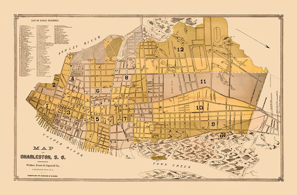 Charleston South Carolina - Cogswell 1891