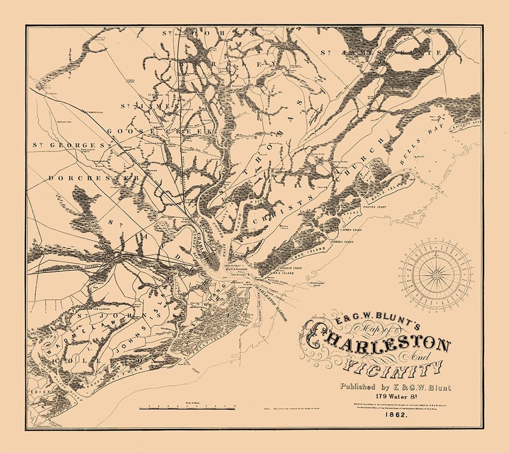 Charleston South Carolina - Blunt 1862