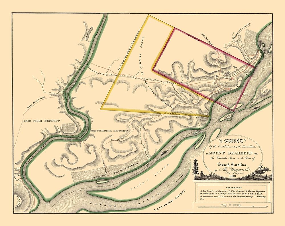 Mount Dearborn, South Carolina - Macomb 1809