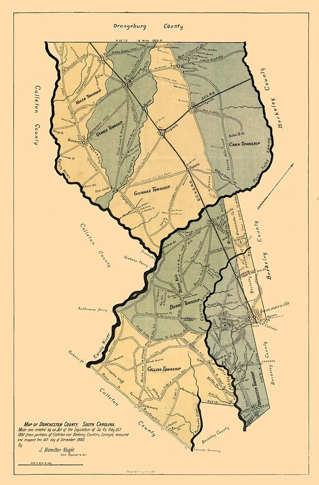 Dorchester County South Carolina - Knight 1900