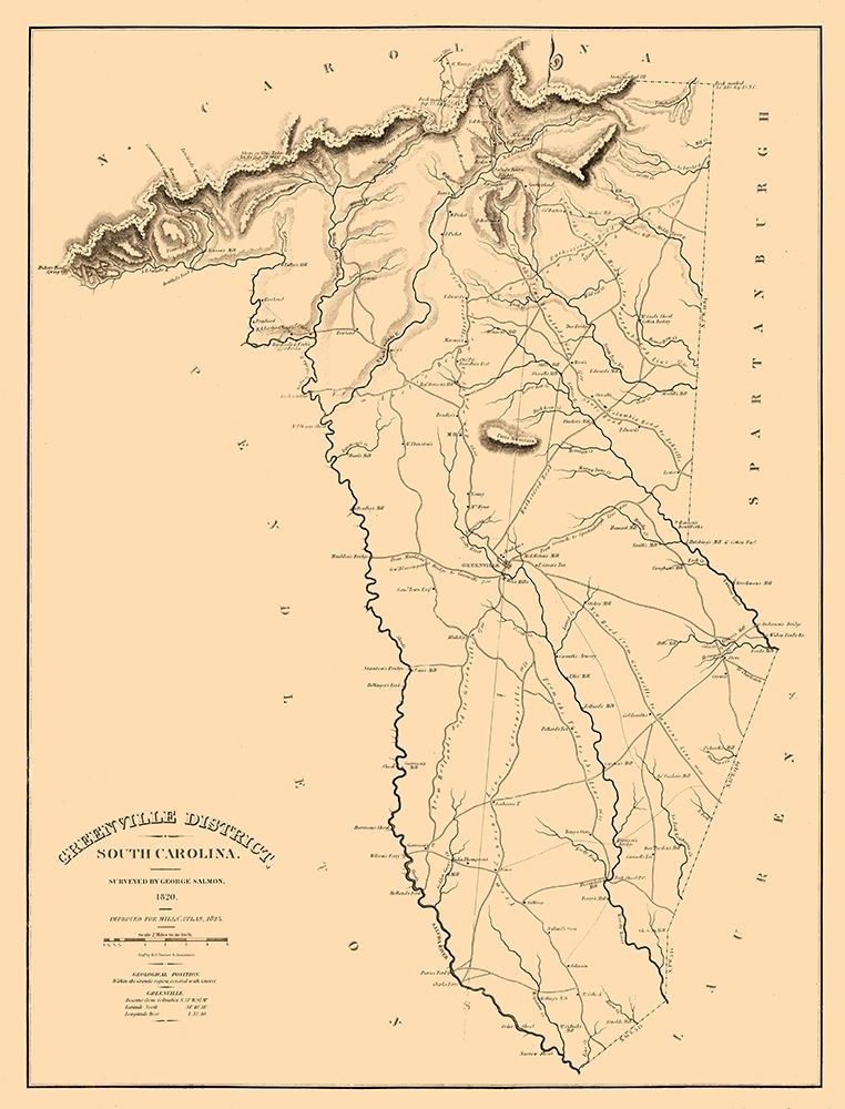 Greenville County South Carolina - Salmon 1825