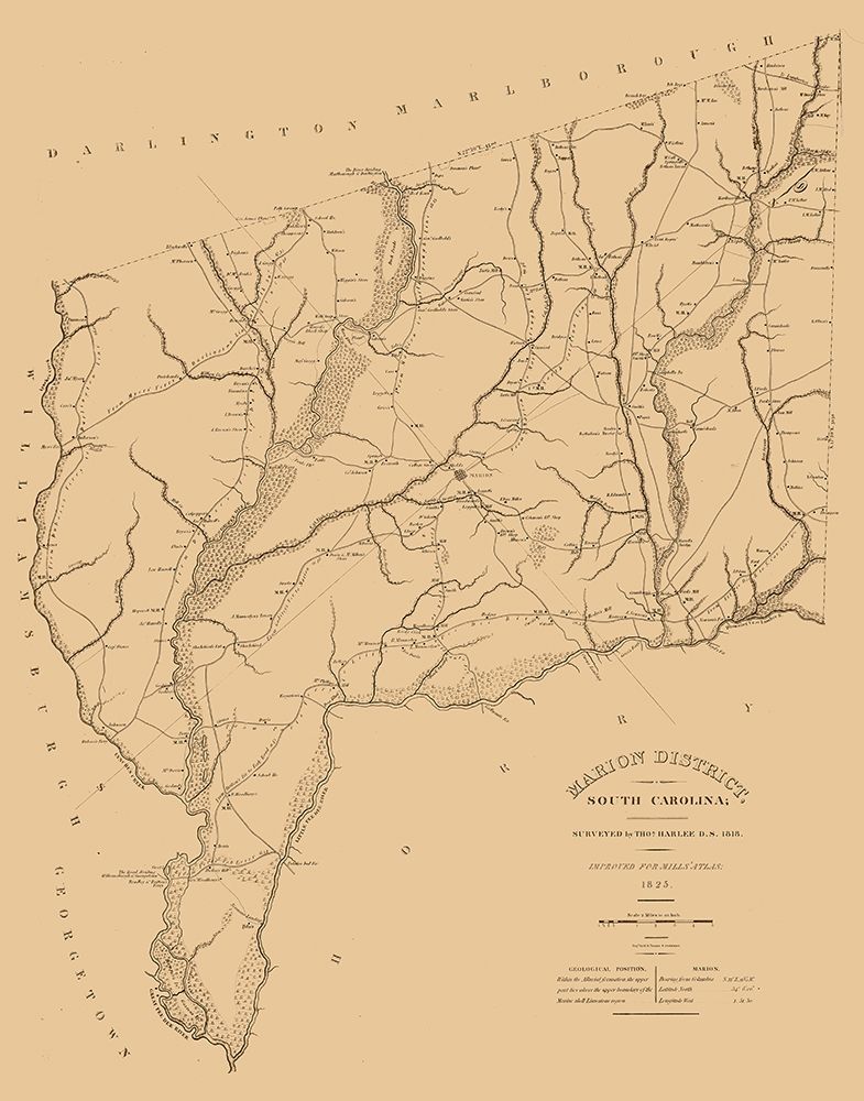 Marion County South Carolina - Harlee 1825