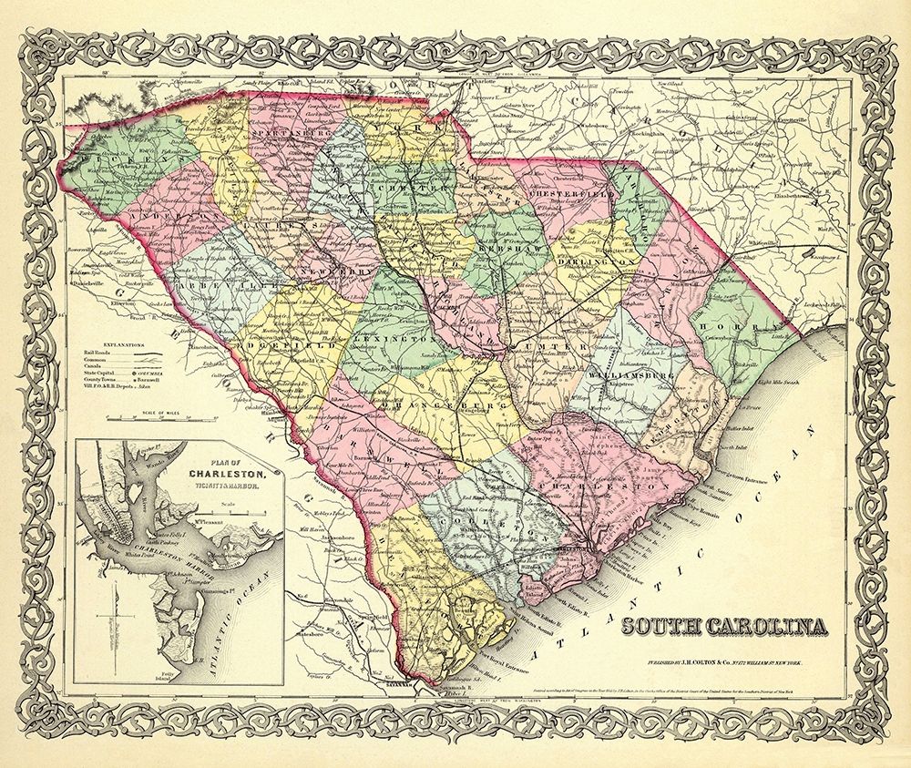 South Carolina - Colton 1855