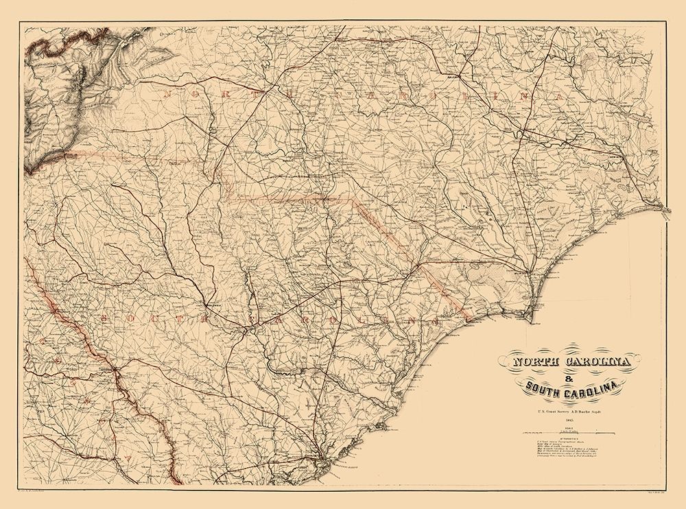 South Carolina - Bache 1865