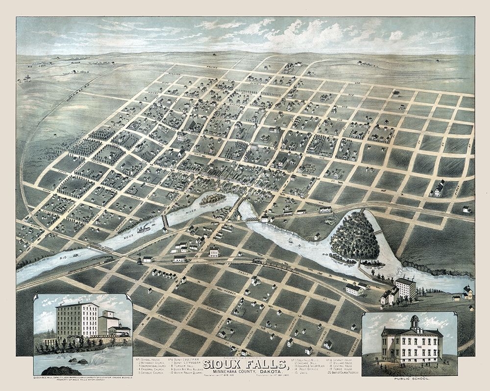 Sioux Falls South Dakota - Carson 1881