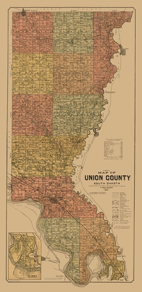 Union County South Dakota - Peterson 1892