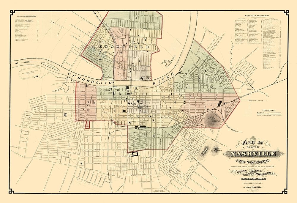 Nashville Tennessee - Foster 1877