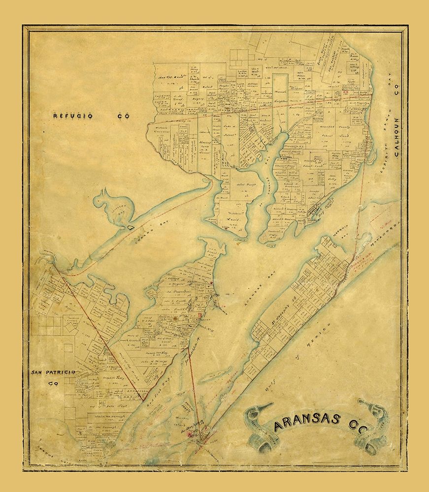 Aransas County Texas - 1883