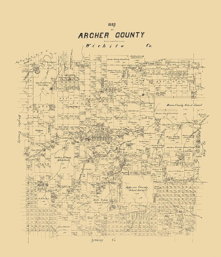 Archer County Texas - 1879