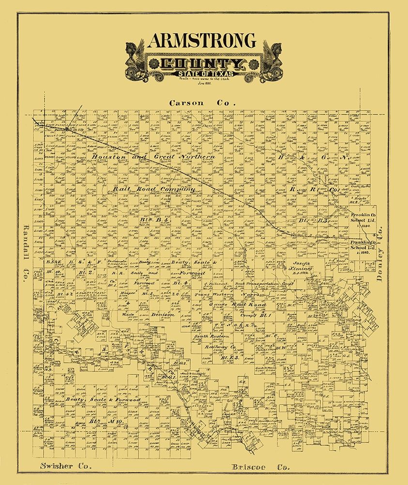 Armstrong County Texas - 1888