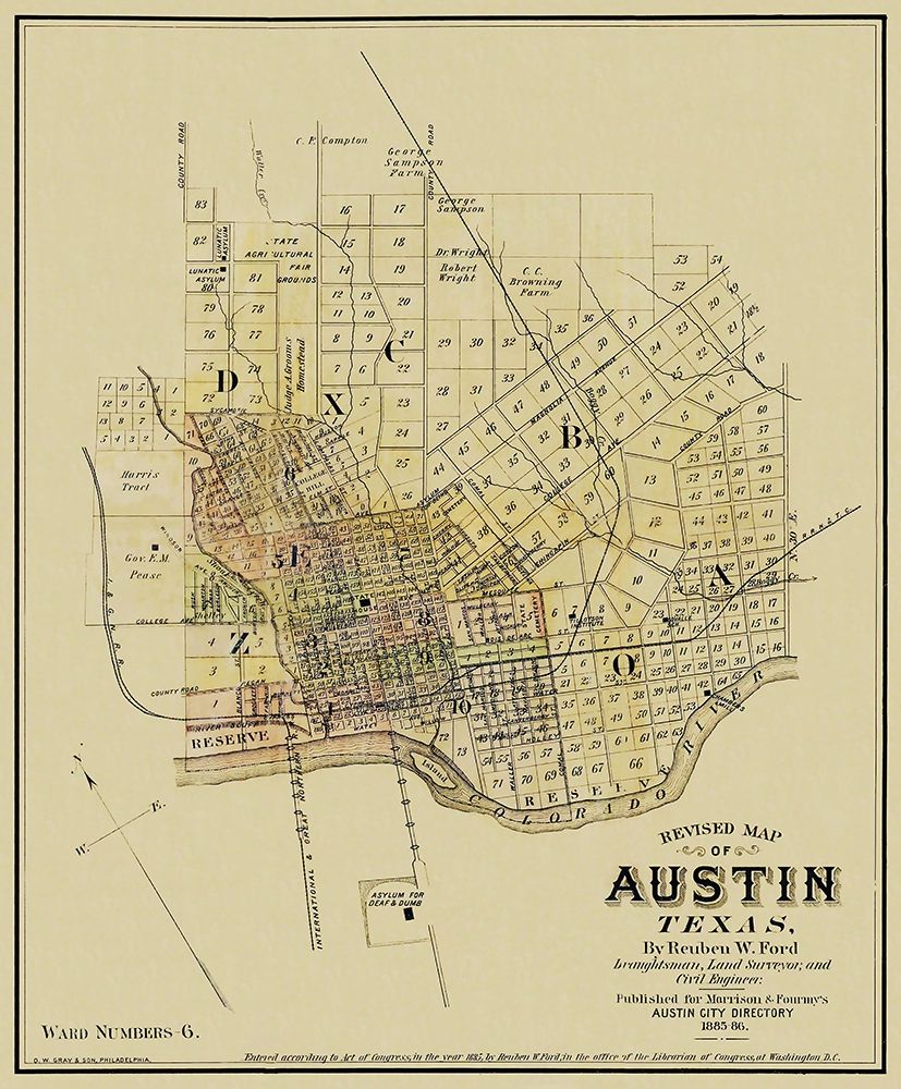 Austin Texas Landowner - Ford 1885