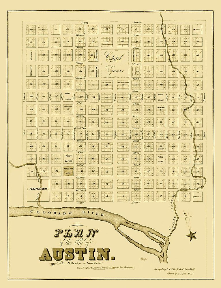 Austin Texas - Pilie 1839