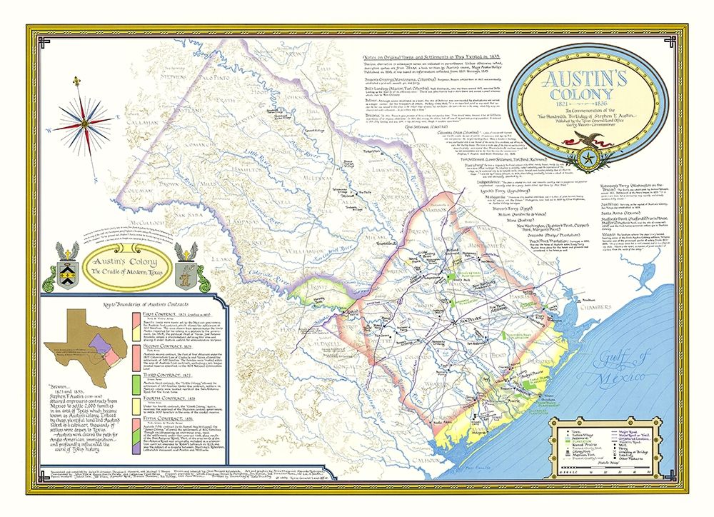 Austin Colony 1821-1836 Texas - 1993