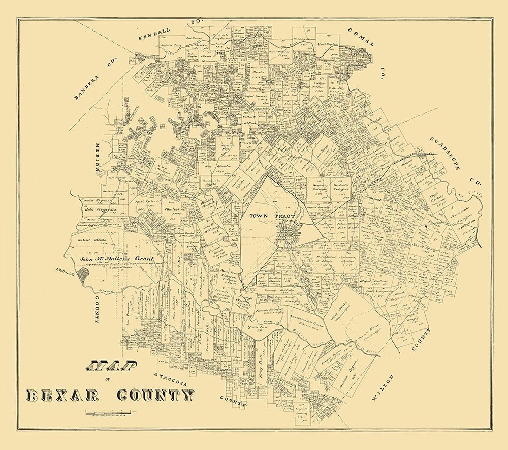 Bexar County Texas - 1879