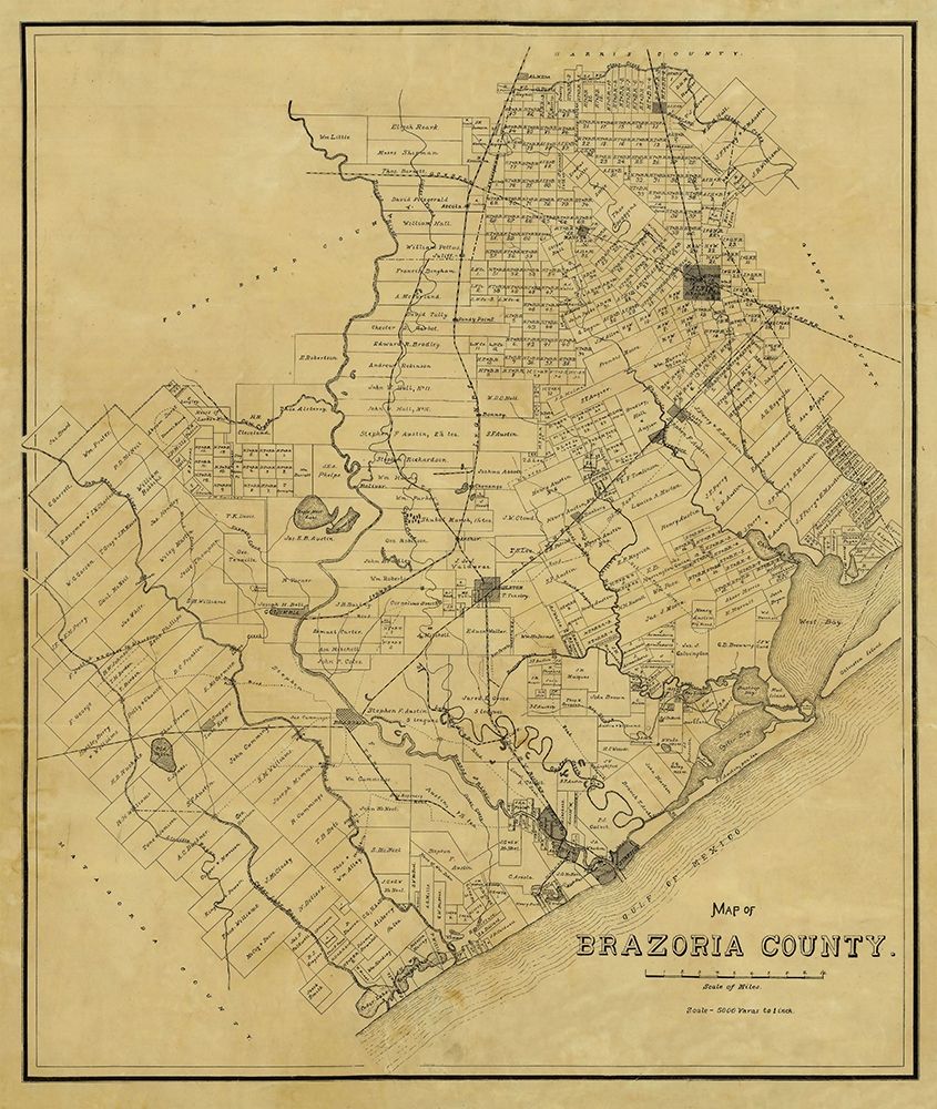 Brazoria County Texas - 1918