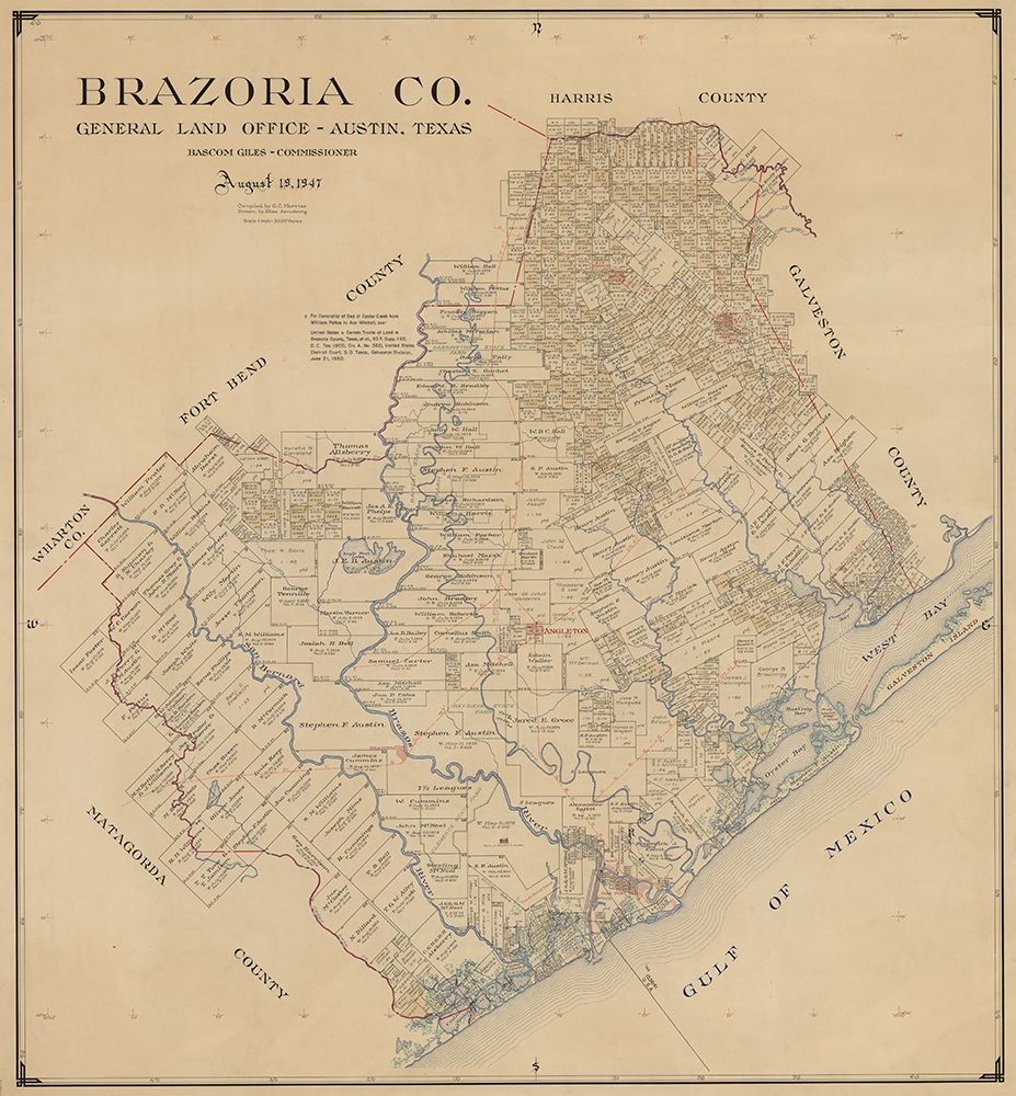 Brazoria County Texas - 1947