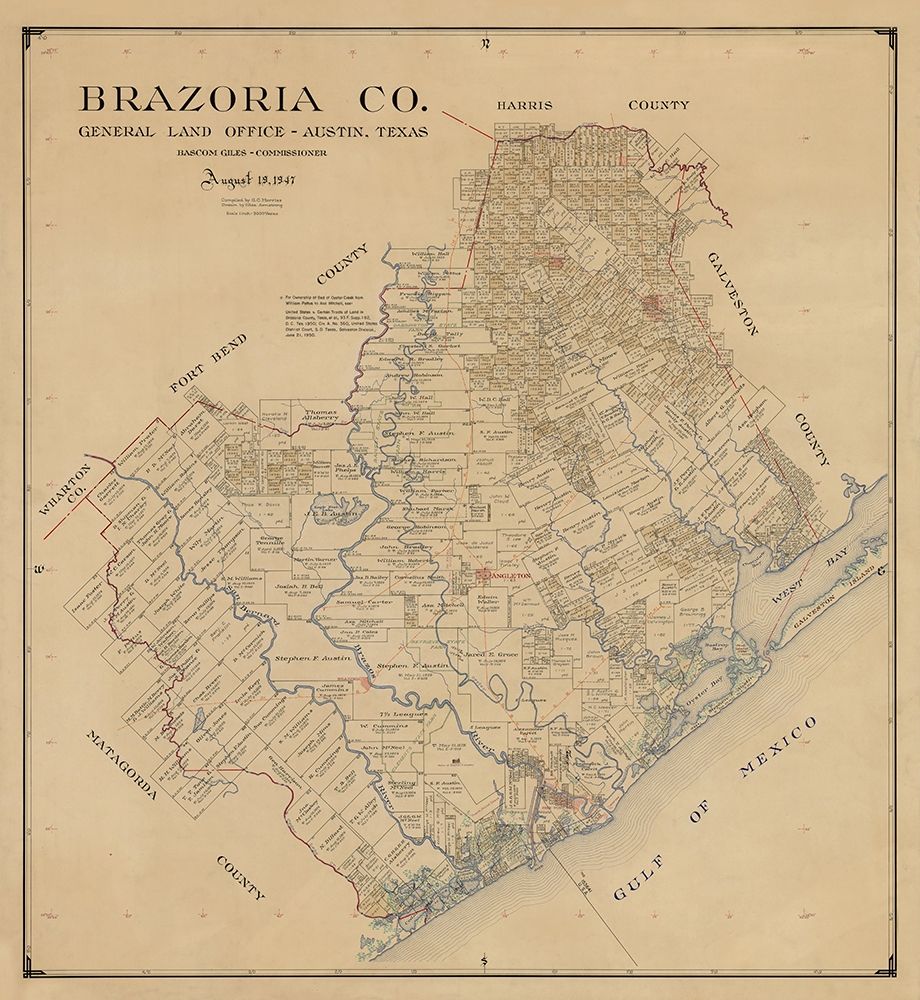 Brazoria County Texas - 1947