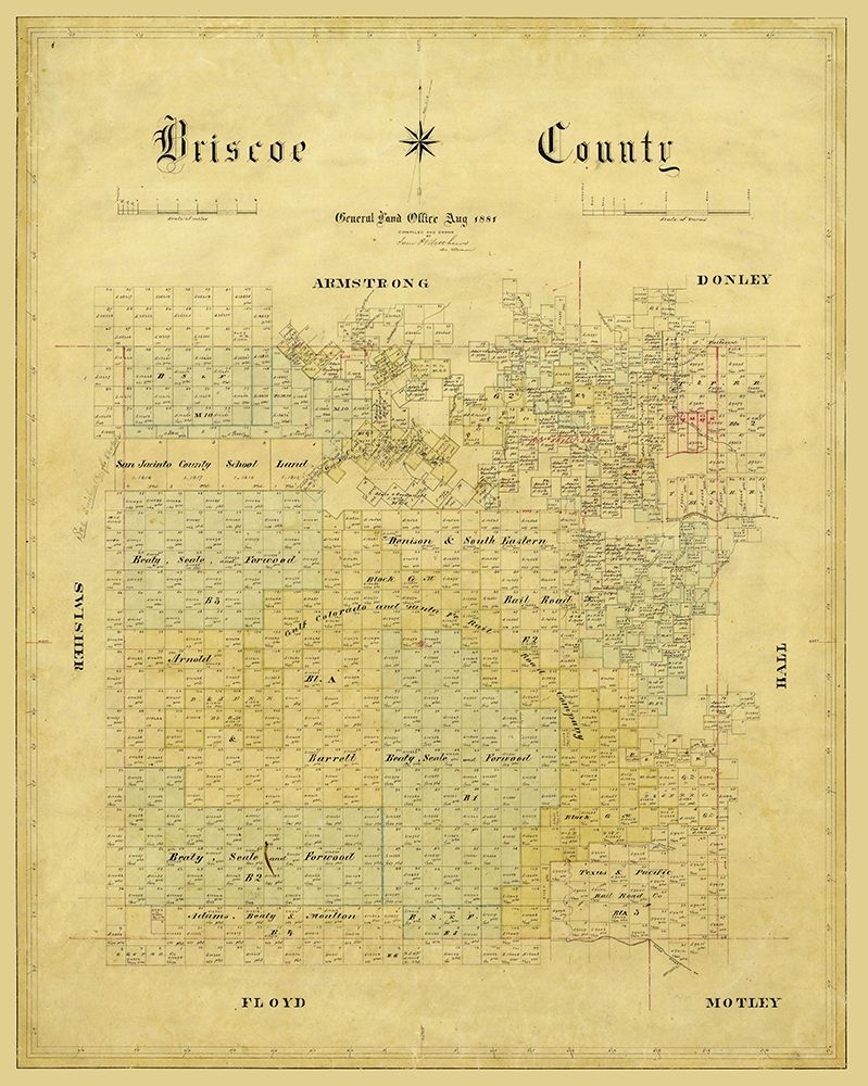 Briscoe County Texas - 1881