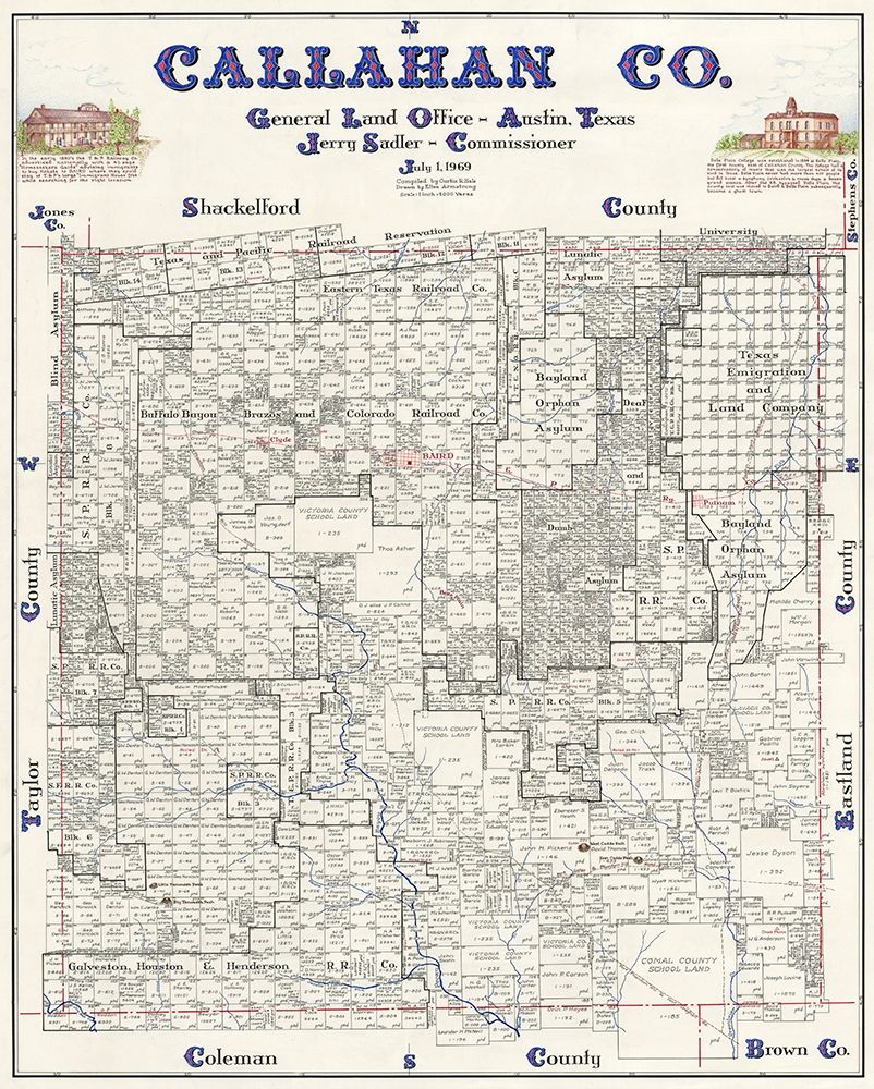Callahan County Texas - Sadler 1869