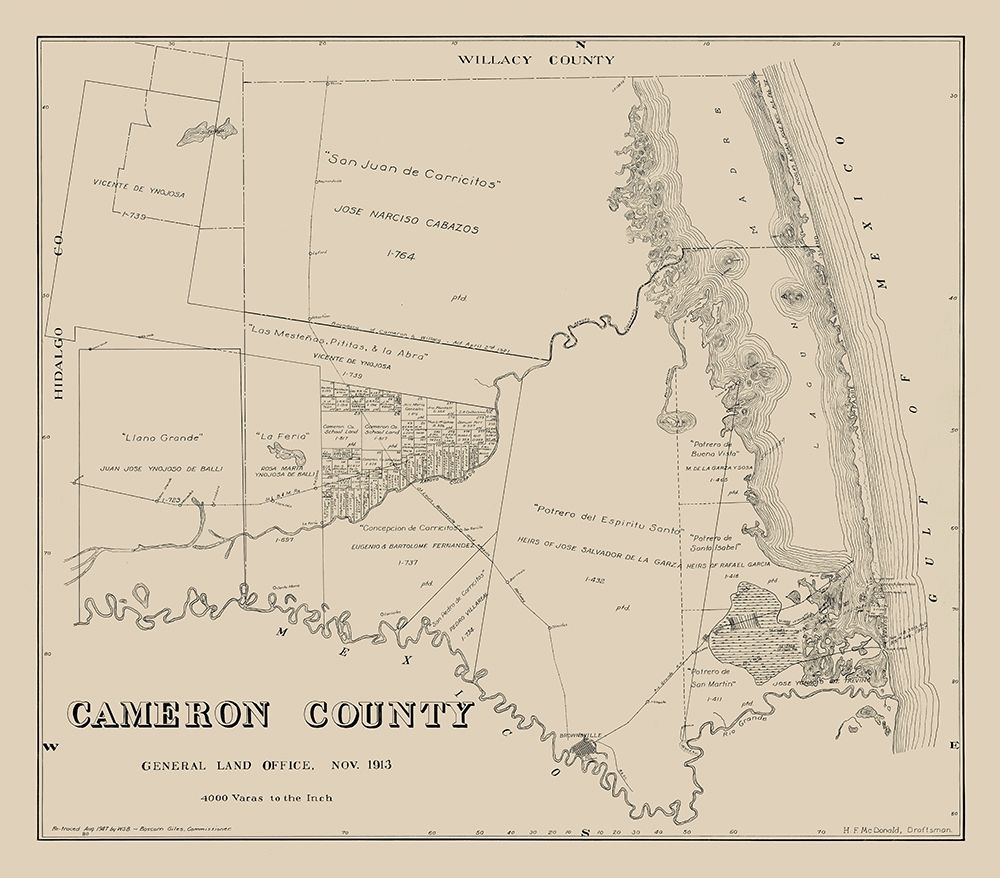 Cameron County Texas - Giles 1913
