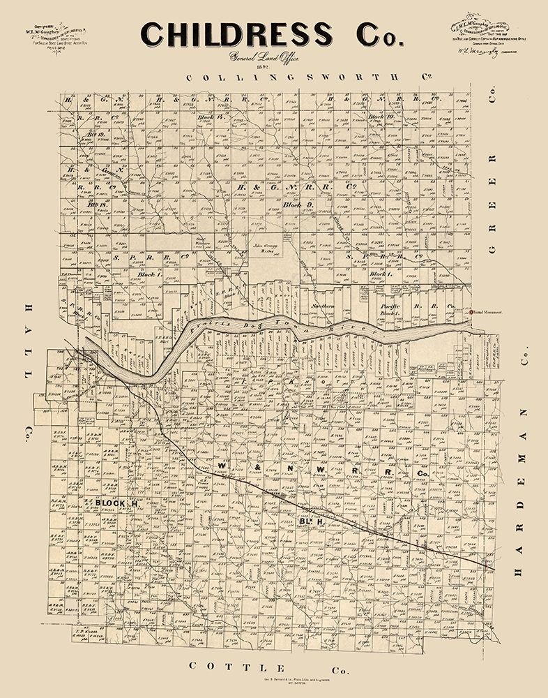 Childress County Texas - McGaughey 1892