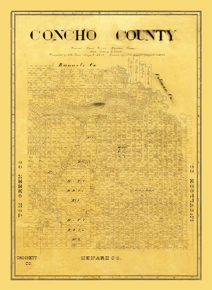 Concho County Texas - Groos 1895