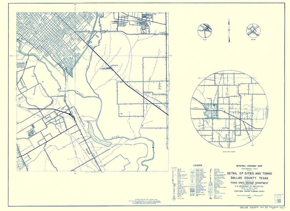 Dallas Texas Cities 4 of 4 - Highway Dept 1936