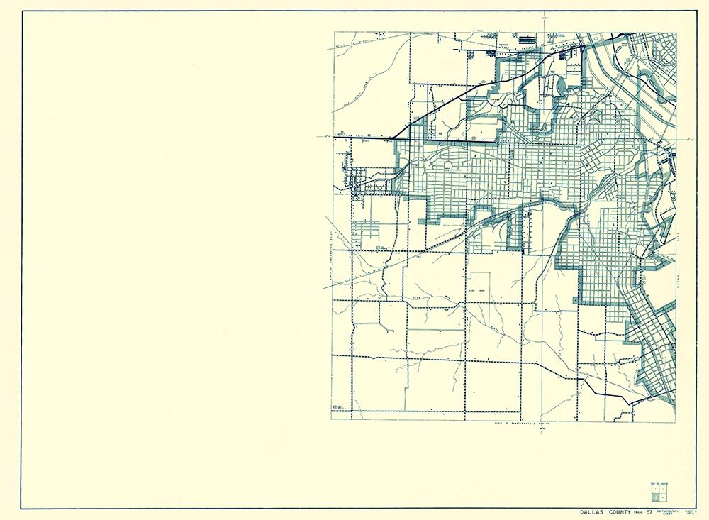 Dallas Texas Cities 2 of 4 - Highway Dept 1936