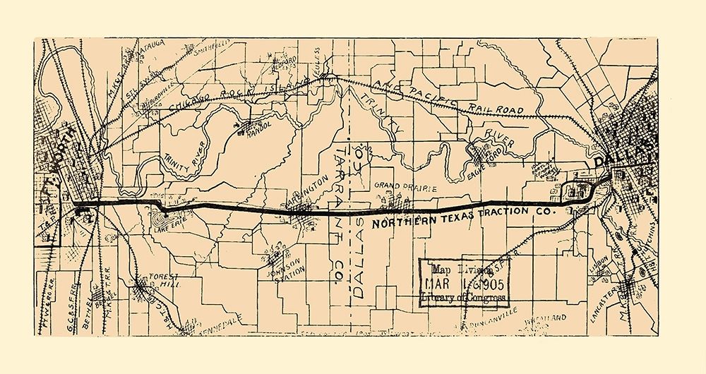 Dallas  Tarrant Texas - LOC 1905