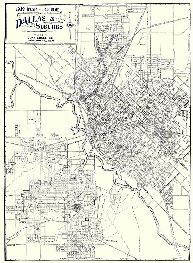 Dallas, Suburbs Texas - Weichsel 1919