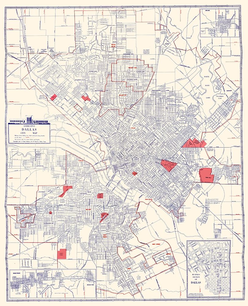 Dallas Texas - Ashburn 1947