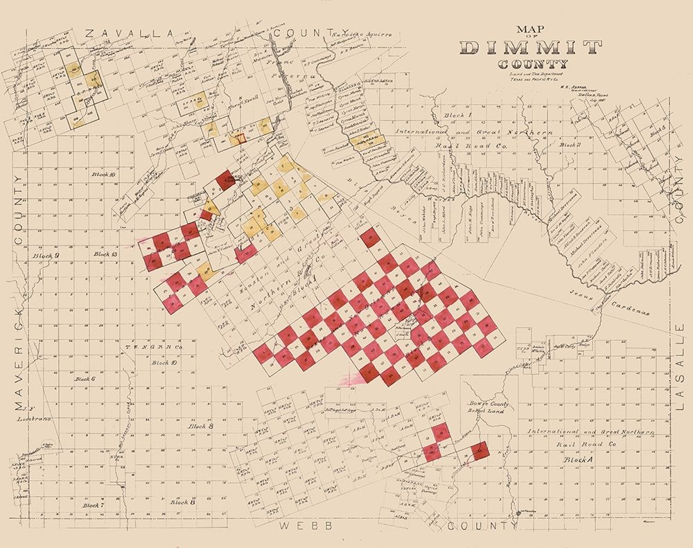 Dimmit County Texas -1897