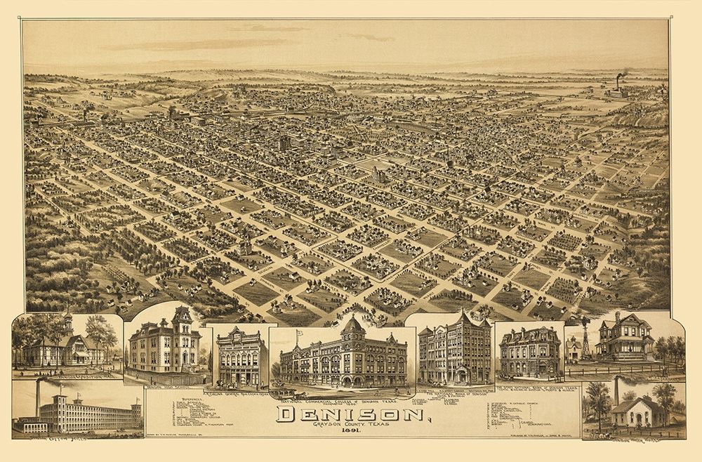 Denison Texas - Fowler 1891