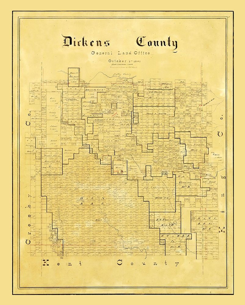 Dickens County Texas - Arlitt 1891