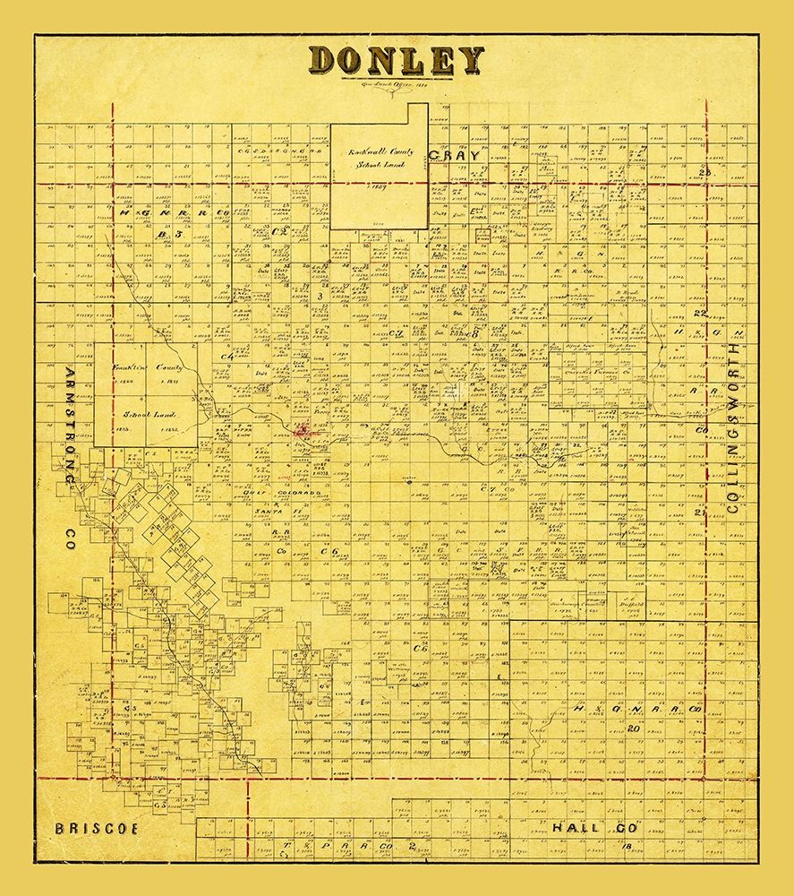 Donley County Texas - 1880