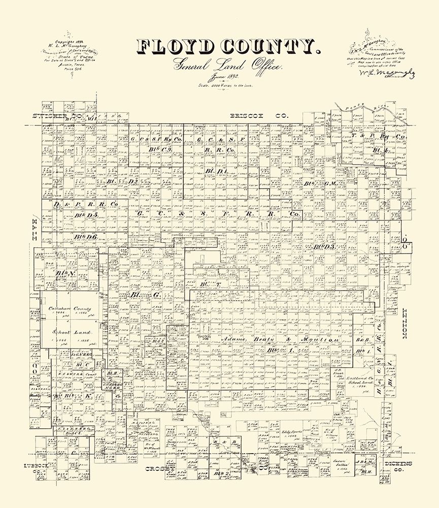 Floyd County Texas - McGaughey 1892