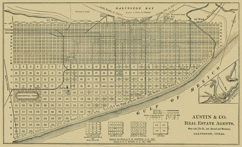 Galveston Texas - Austin 1891