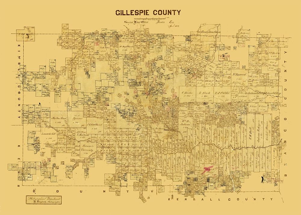 Gillespie County Texas -1873