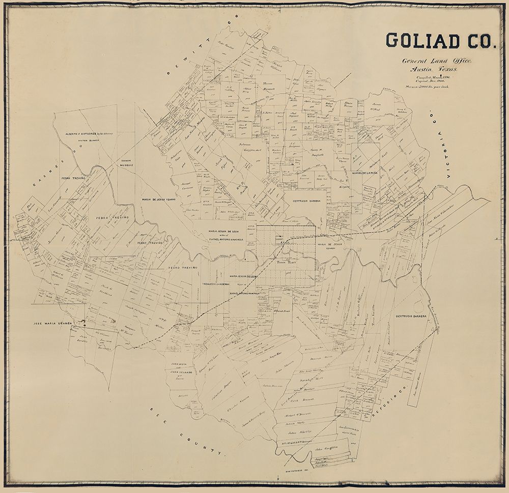 Goliad County Texas -1896