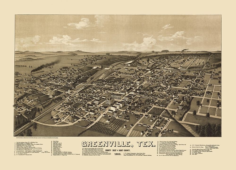 Greenville Texas - Norris 1886