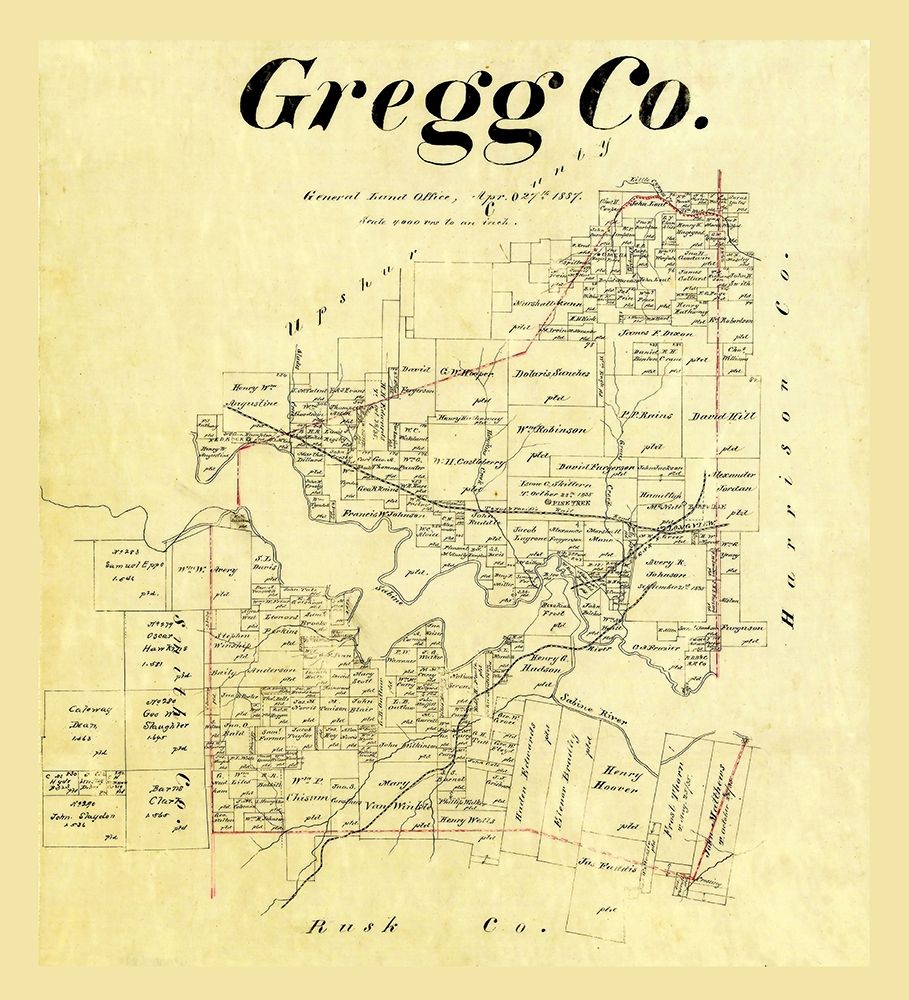 Gregg County Texas - Cousins 1874