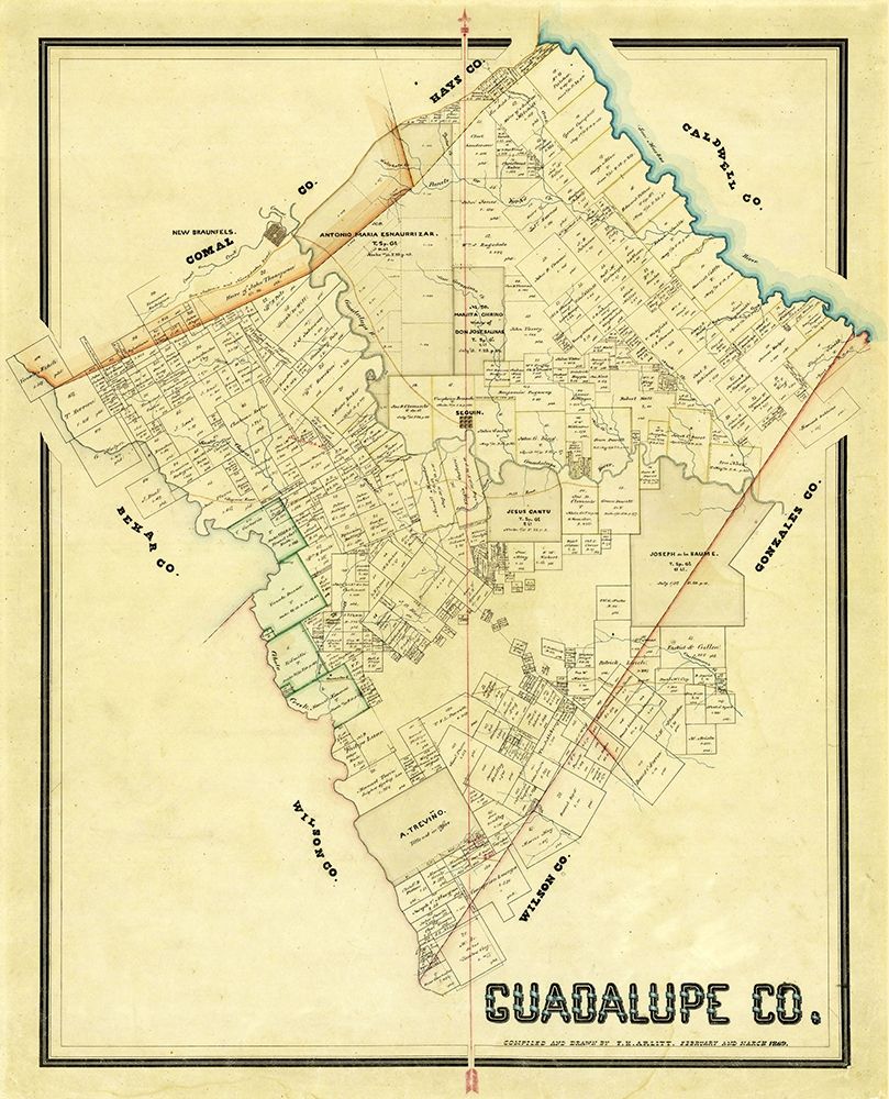 Guadalupe County Texas - Arlitt 1869