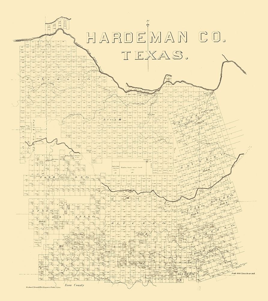 Hardeman County Texas - 1880