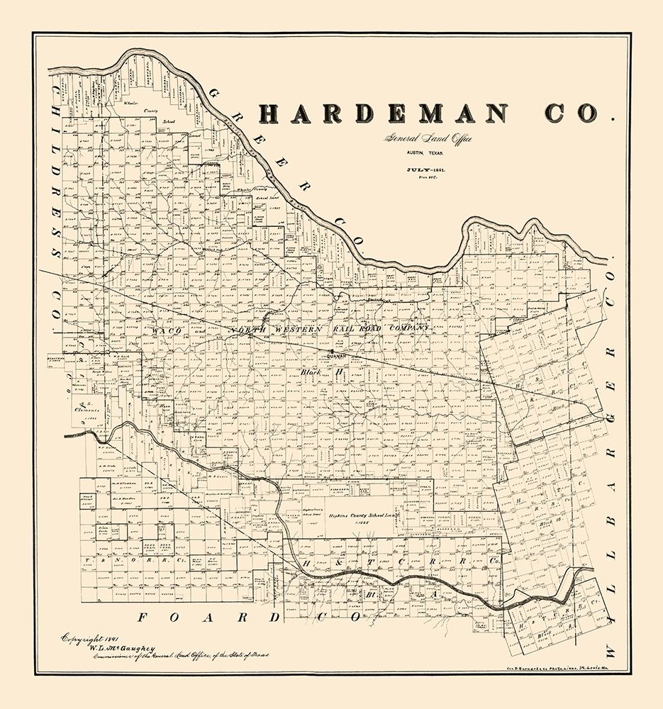 Hardeman County Texas - McGaughey 1891