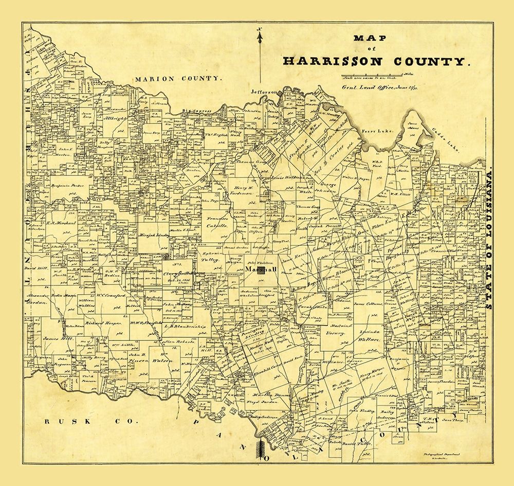 Harrison County Texas - 1871