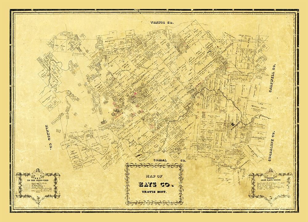 Hays County Texas - Arlitt 1861