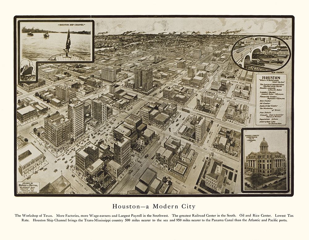 Houston Texas - Hopkins 1912