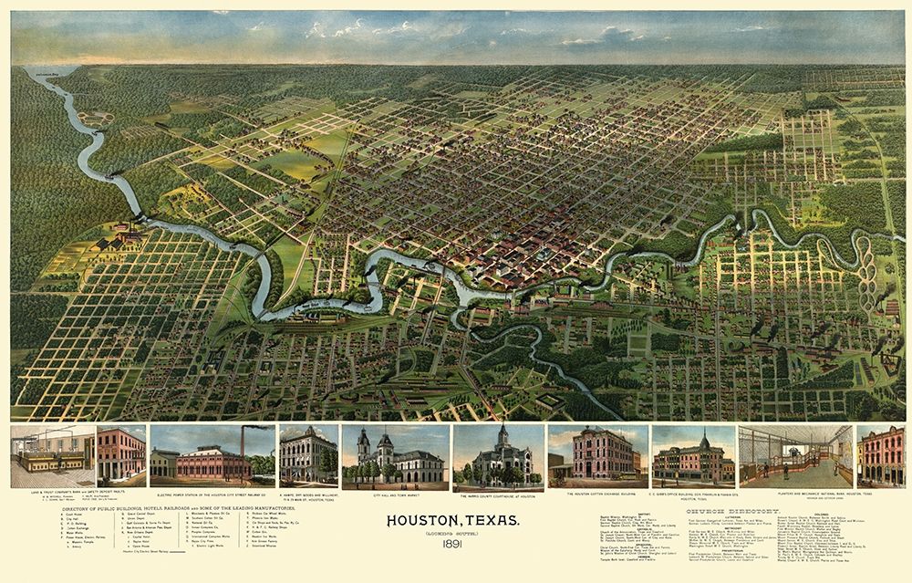 Houston Texas - Westyard 1891