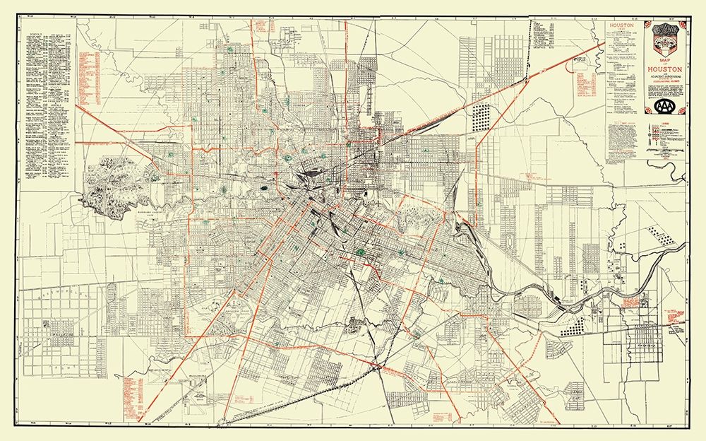 Houston Texas - Jones 1930